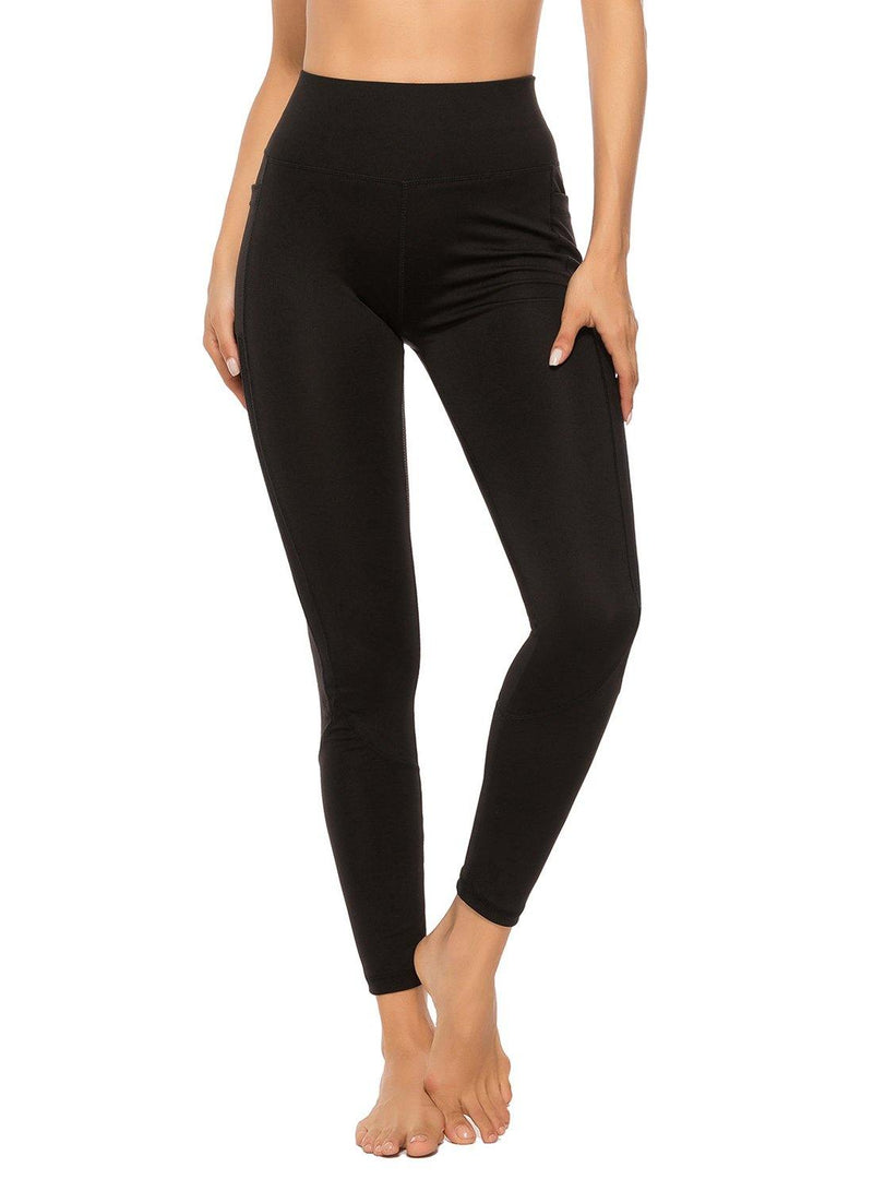 Ultra Soft Mesh Split Joint Women Yoga Pants - SEASUM