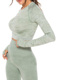 Camouflage Seamless Yoga Top - SEASUM