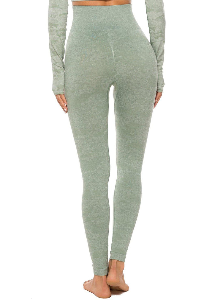 Camouflage Breatheable Soft Women Leggings - SEASUM
