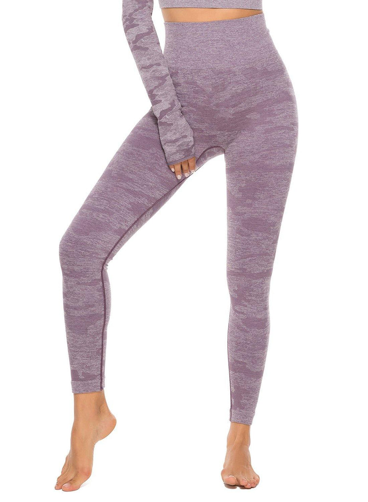 Camouflage Breatheable Soft Women Leggings - SEASUM
