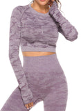 Camouflage Seamless Yoga Top - SEASUM