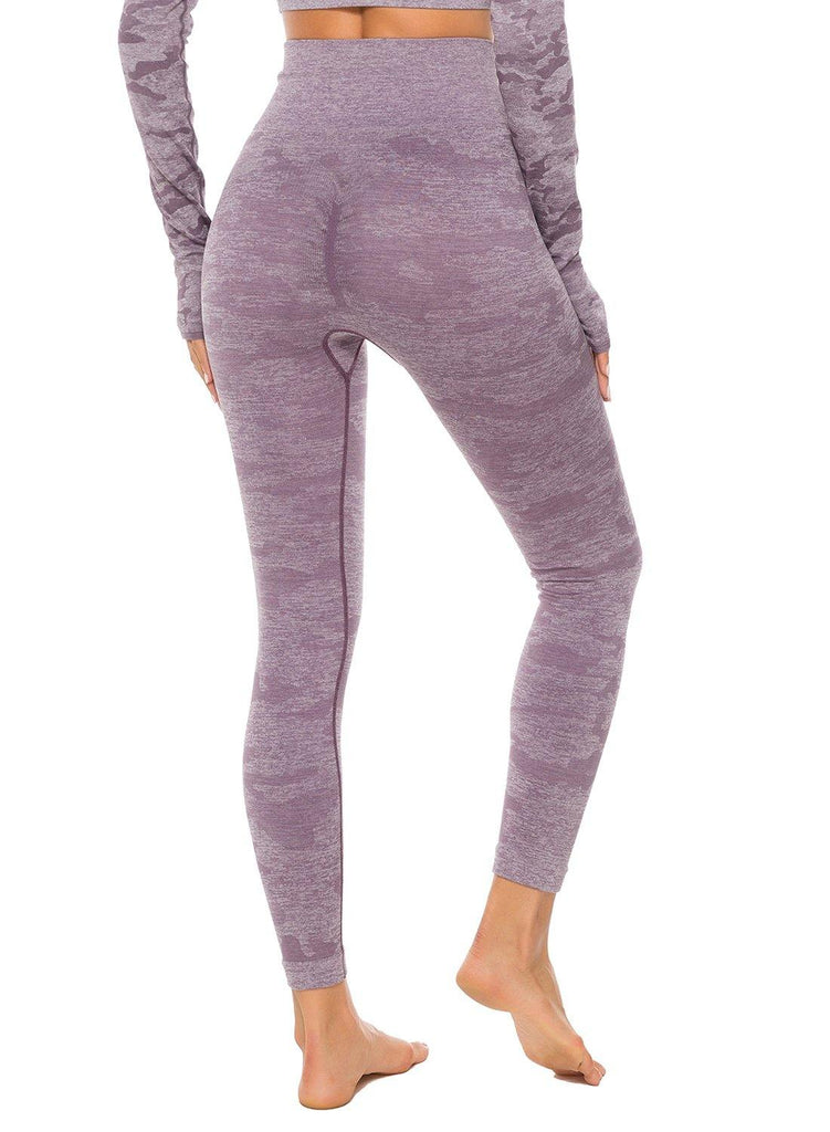Camouflage Breatheable Soft Women Leggings - SEASUM