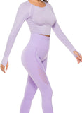 Breatheable High Elastic Seamless Yoga Top - SEASUM