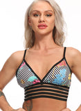 Sexy Hem Strapy Workout Sports Bra - SEASUM