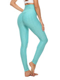 SEASUM-SEASUM Women's Fitness Lifting Textured Bodycon Leggings