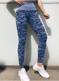Camouflage Breatheable Soft Women Leggings - SEASUM
