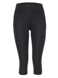 SEASUM Women's Workout Running Ruched Pockets Capris - SEASUM