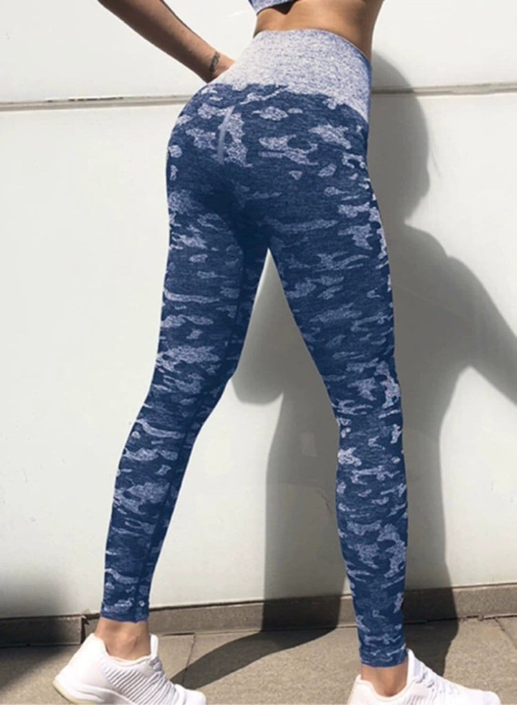 Women's Camouflage Breatheable Soft Yoga Pants - SeasumFits