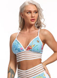Sexy Hem Strapy Workout Sports Bra - SEASUM