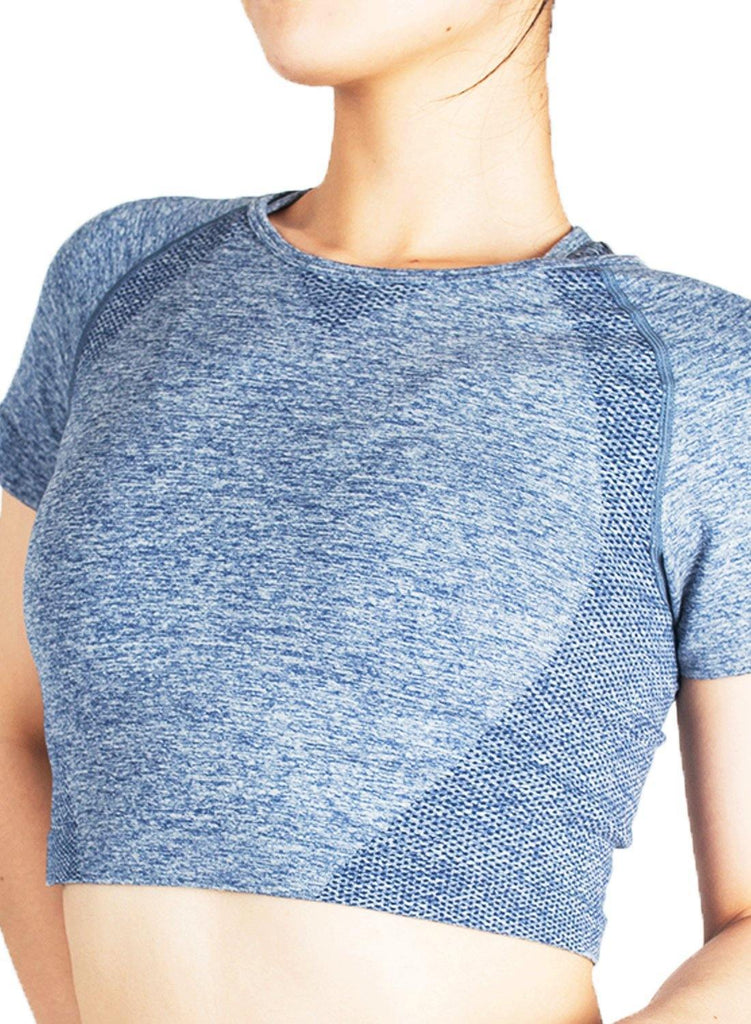 SEASUM Solid Color Seamleass Body Form Tops - SEASUM