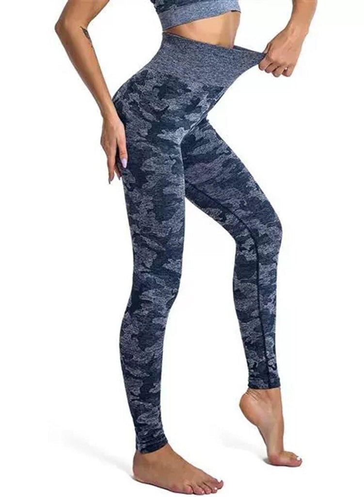 Camouflage Breatheable Soft Women Leggings - SEASUM