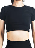SEASUM Solid Color Seamleass Body Form Tops - SEASUM