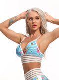 Sexy Hem Strapy Workout Sports Bra - SEASUM