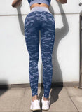 Camouflage Breatheable Soft Women Leggings - SEASUM