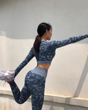 Women's Camouflage Breatheable Soft Yoga Pants - SeasumFits