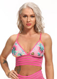 Sexy Hem Strapy Workout Sports Bra - SEASUM