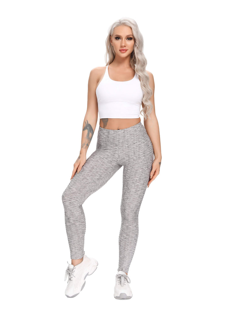 Three-dimensional Body Shaping Jacquard Leggings