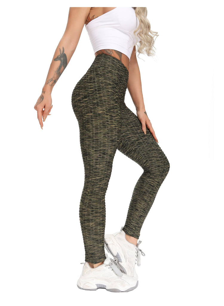 Three-dimensional Body Shaping Jacquard Leggings