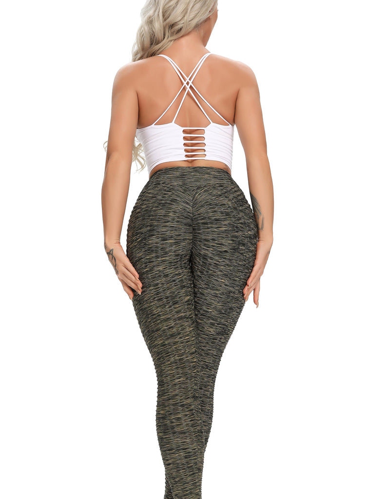 Three-dimensional Body Shaping Jacquard Leggings