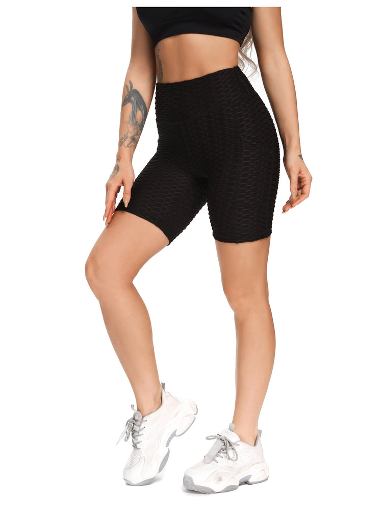 Three-dimensional Body Shaping Jacquard Pocket 7" Shorts