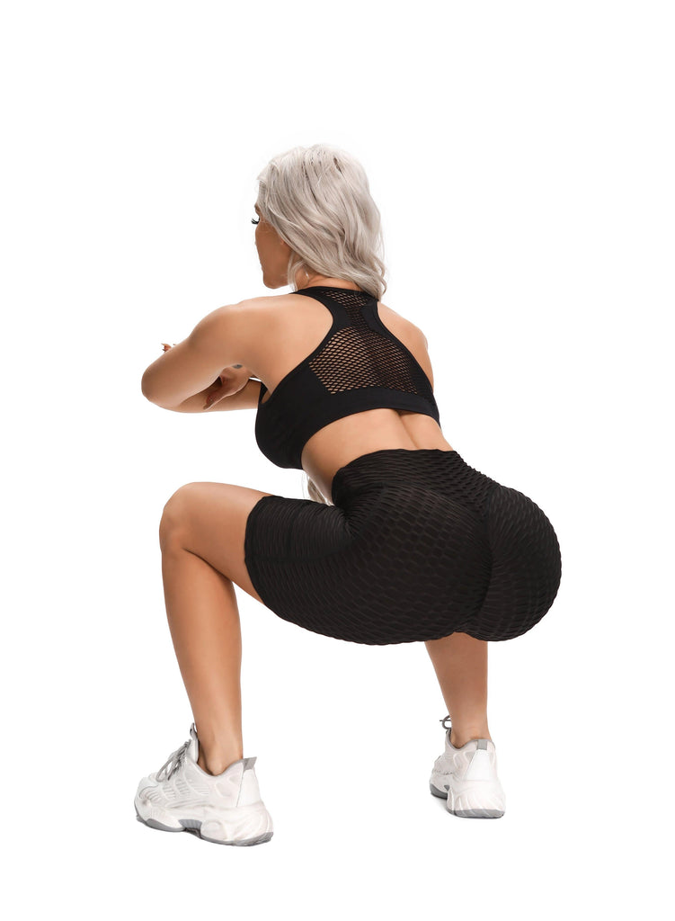 Three-dimensional Body Shaping Jacquard Pocket 7" Shorts