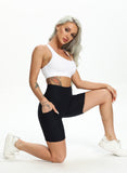 Three-dimensional Body Shaping Jacquard Pocket 7" Shorts