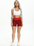 Women Three-dimensional Body Shaping Jacquard 5" Shorts(Color contrast)