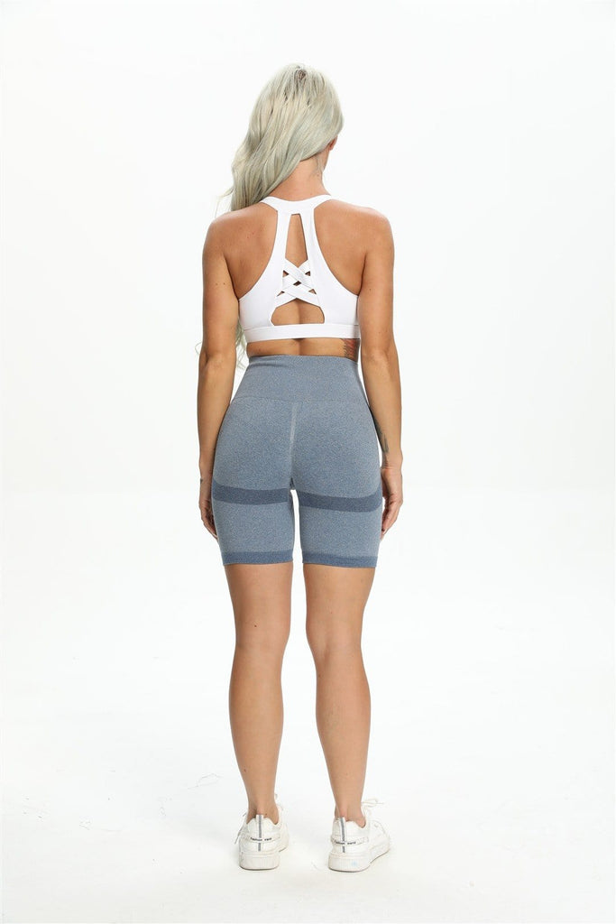 SEASUM Seamless Workout Shorts Cycling Yoga Shorts