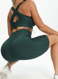 Three-dimensional Body Shaping Jacquard Pocket 7" Shorts