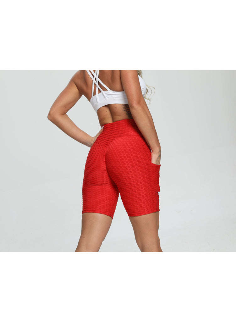 Three-dimensional Body Shaping Jacquard Pocket 7" Shorts
