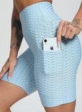 Three-dimensional Body Shaping Jacquard Pocket 7" Shorts