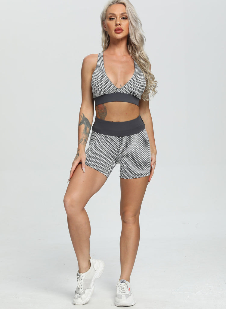 Women Jacquard 5" Shorts (Color contrast)