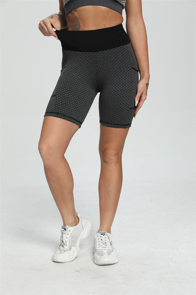 SEASUM Scrunched Butt Lifting Shorts with Side Pocket