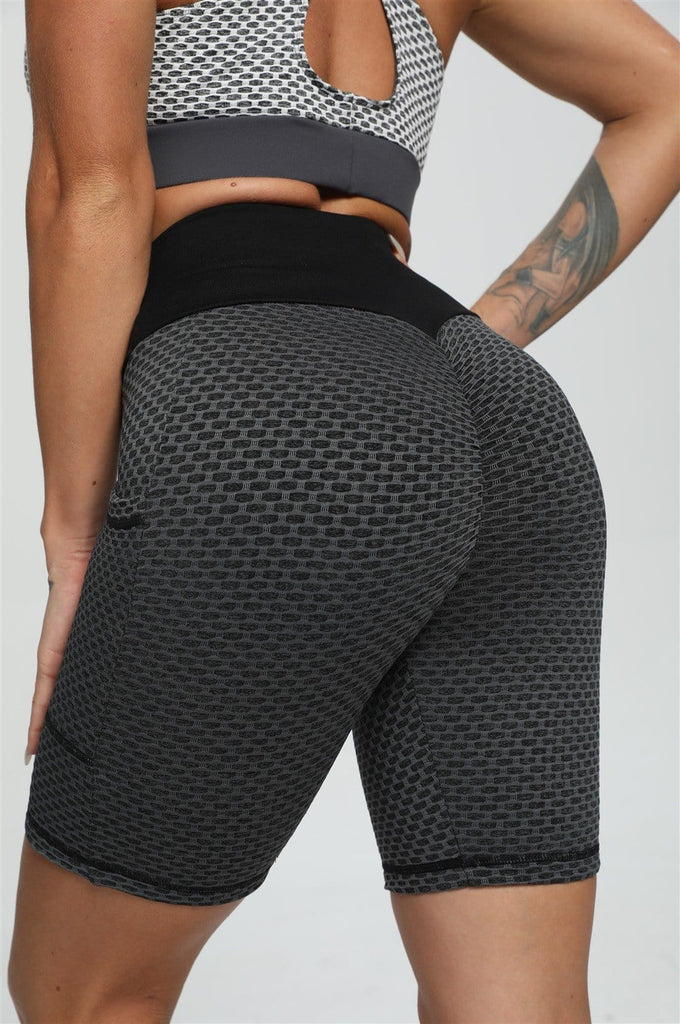 SEASUM Scrunched Butt Lifting Shorts with Side Pocket