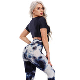 SEASUM Short Sleeves Honeycomb Crop Top Active Workout Yoga Tops - SEASUM