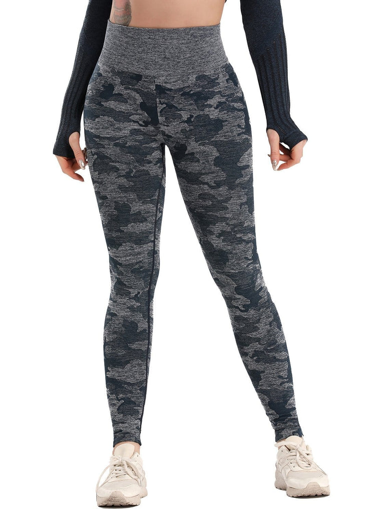 SEASUM-Women's Breatheable Camouflage Soft Leggings