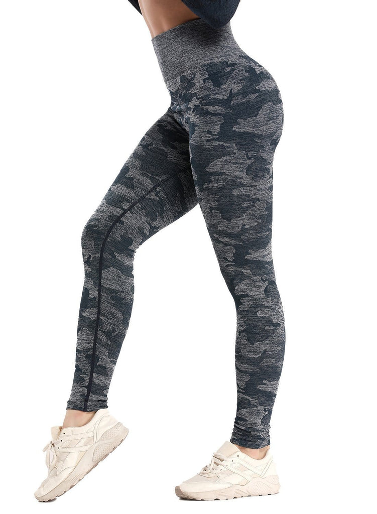 Women's Camouflage Breatheable Soft Yoga Pants - SeasumFits