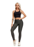 Three-dimensional Body Shaping Jacquard Leggings