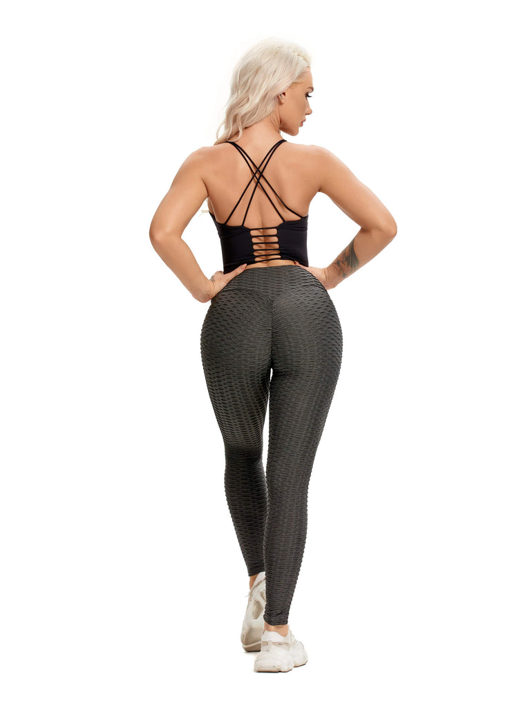 Three-dimensional Body Shaping Jacquard Leggings