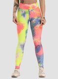 SEASUM Tie-dyed Leggings Compression Yoga Pants for Women - SEASUM