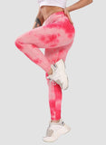 SEASUM Tie-dyed Leggings Compression Yoga Pants for Women - SEASUM