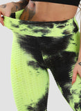 SEASUM Tie-dyed Leggings Compression Yoga Pants for Women - SEASUM