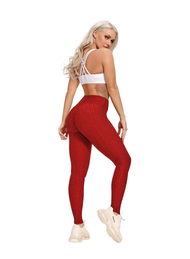 Three-dimensional Body Shaping Jacquard Leggings