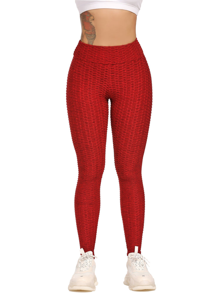 Three-dimensional Body Shaping Jacquard Leggings