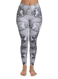 Snake Print Training Workout Yoga Pants - SEASUM