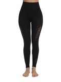 Women's  Form Fitting Hollow Fitness Yoga Pants - SeasumFits