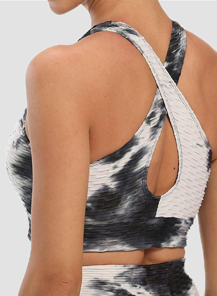 SEASUM Textured Tie-dyed Super Stretchy Top - SEASUM