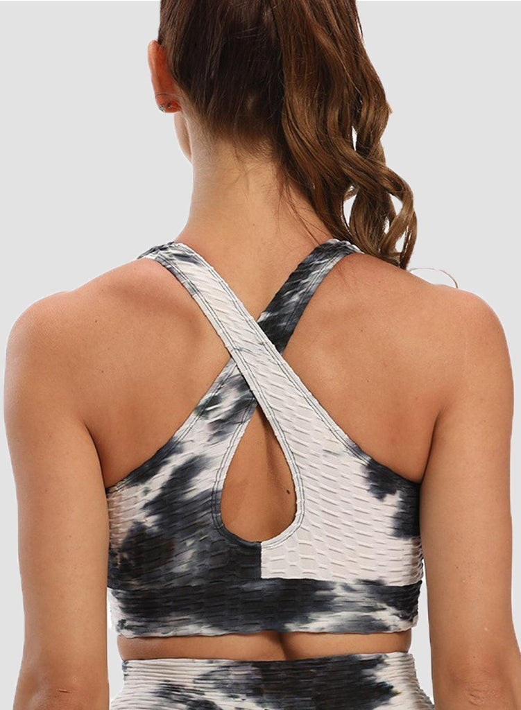 SEASUM Textured Tie-dyed Super Stretchy Top - SEASUM
