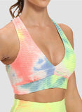 SEASUM Textured Tie-dyed Super Stretchy Top - SEASUM