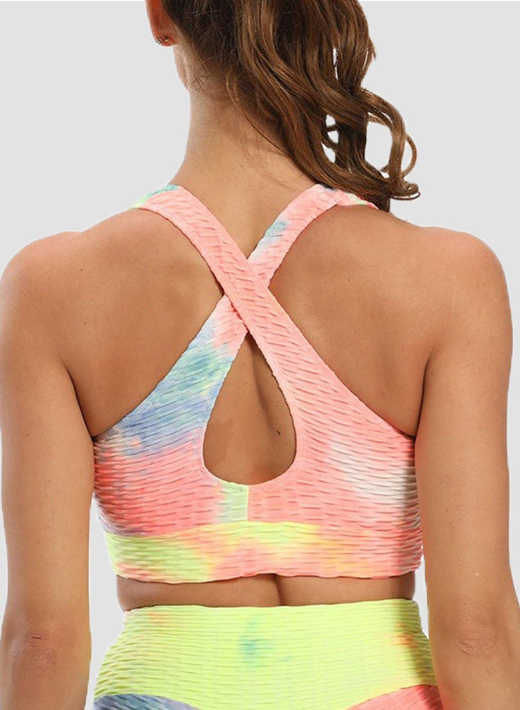 SEASUM Textured Tie-dyed Super Stretchy Top - SEASUM